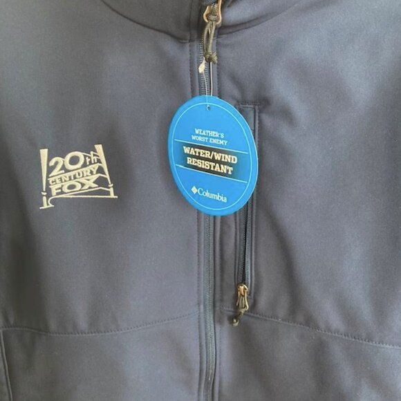 Columbia Men's Ascender II Soft Shell Navy Jacket 20th Century Emb on chest L - Picture 5 of 8